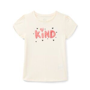 Girls Short Sleeve Tee Size 6 NWT - Be Kind - Wonder Nation